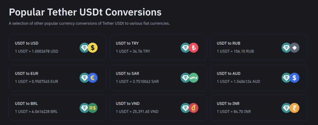 Binance-USDt-Conversion-Options